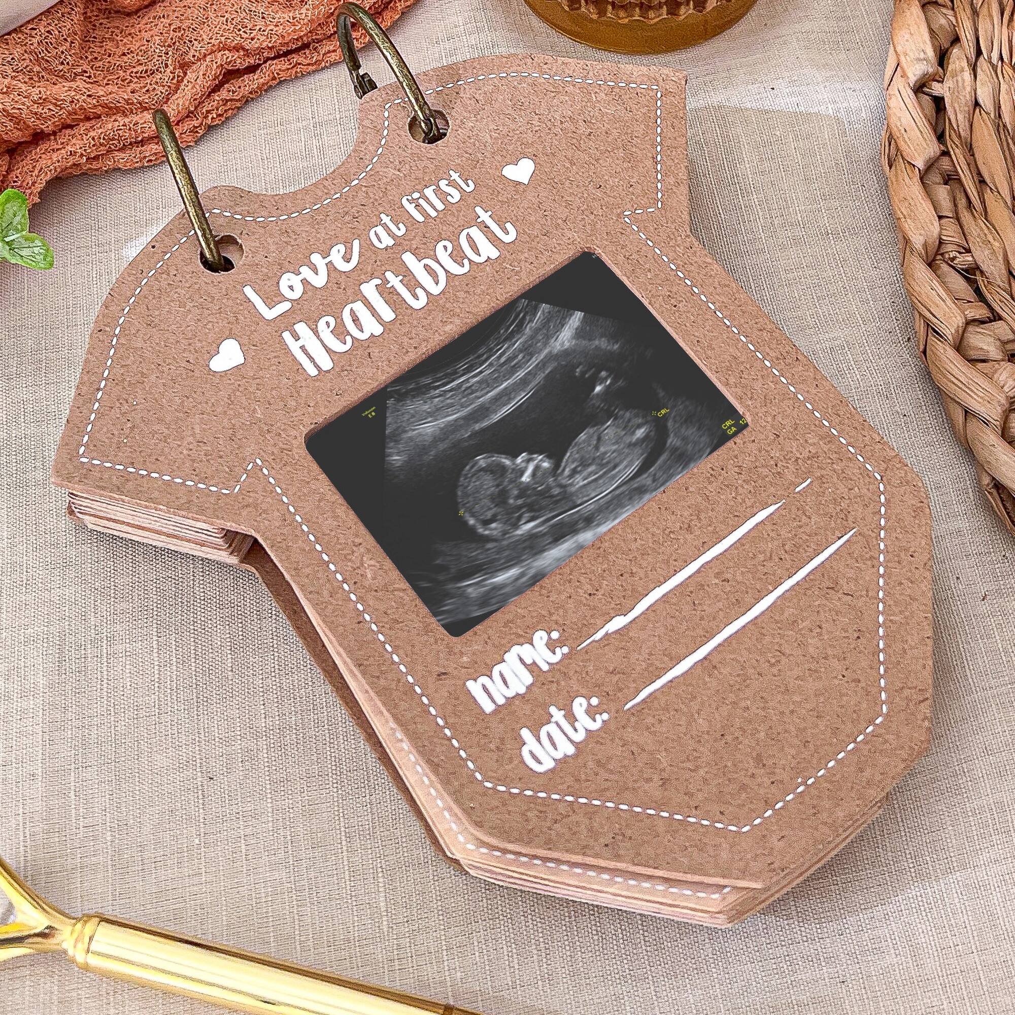 Kate Aspen® Kraft Onesie Shape Baby Shower Prediction Advice Card Keepsake Book Set